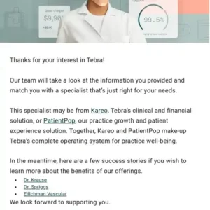 Healthcare Lead Nurture Email Template